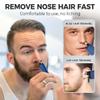 Drkicsy Rechargeable Portable Nose Hair Trimmer for Men and Women, Electric Nose Hair Remover Nasal Hair Cutter Shaver (Blue) view 2