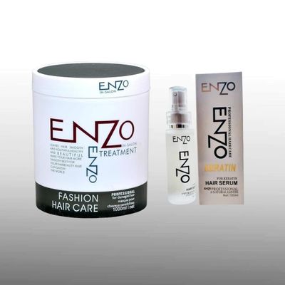 enz Professional Hair Treatment Masque with Keratin Serum, In-Salon Hair Spa Care, Enzo Formula