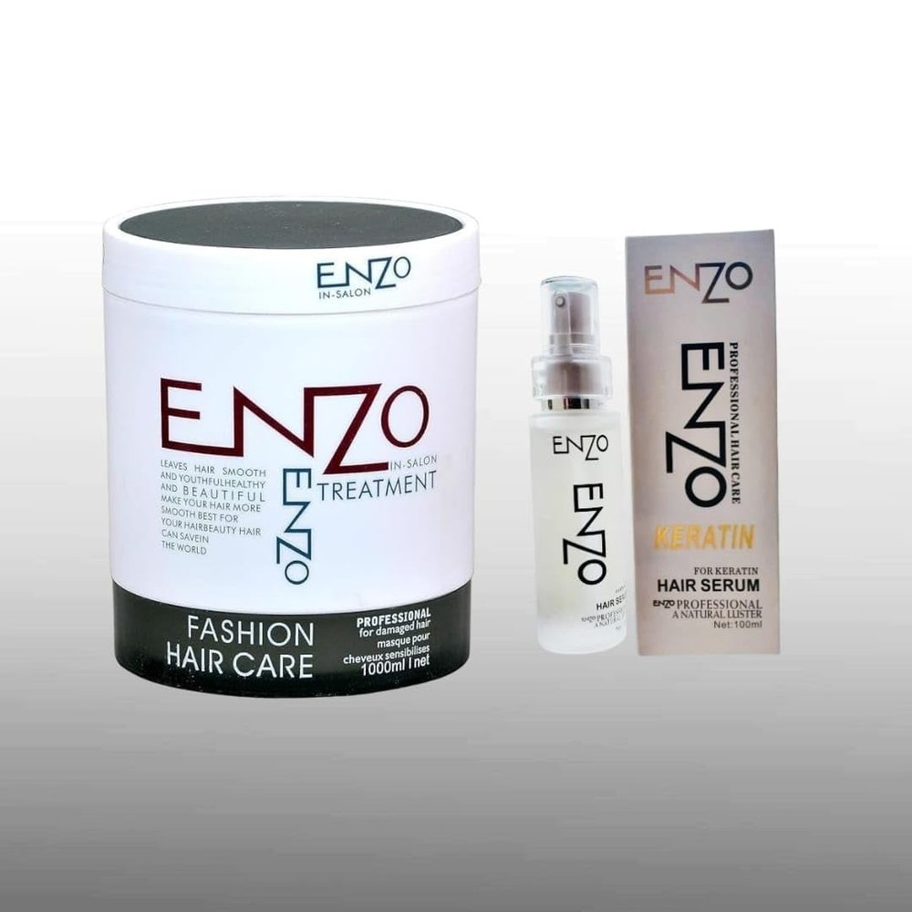 enz Professional Hair Treatment Masque with Keratin Serum, In-Salon Hair Spa Care, Enzo Formula