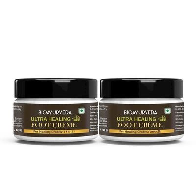PRZX Ultra Care Foot Cream with Shea Butter & Natural Oils Moisturizing & Nourishing Foot Cream, Pack of 2 (60 g Each)