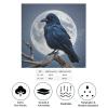AWUCDIMFWX Bandana Headband Silk Hair Scarf Headwear Night Crow Bandanas Square Handkerchiefs for Men Women Face Mask view 2