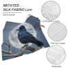 AWUCDIMFWX Bandana Headband Silk Hair Scarf Headwear Night Crow Bandanas Square Handkerchiefs for Men Women Face Mask view 4