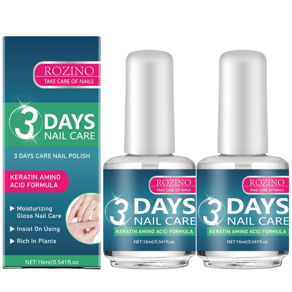 3 Day Nail Care, 3 Days Nail Care - Keratin Amino Acid, Suitable for Soft and Fragile Nails (3 DAY - 2 PCS)