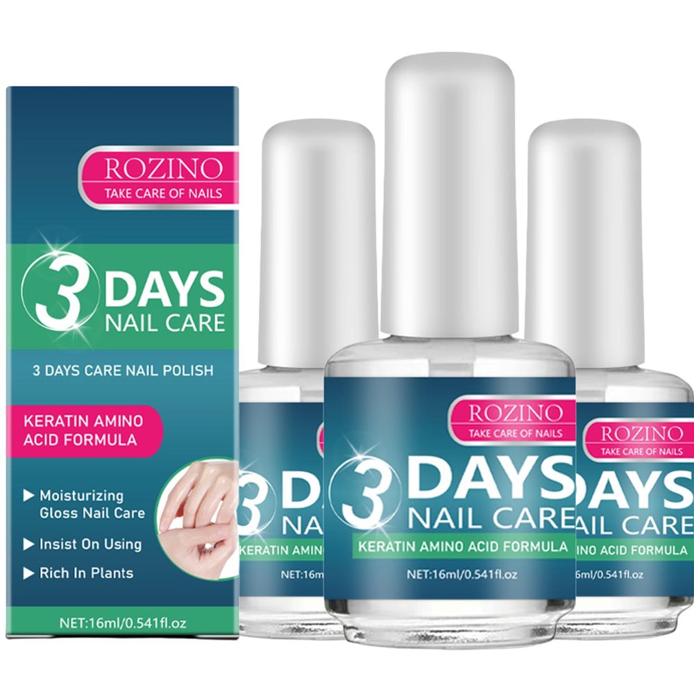 3 Day Nail Care, 3 Days Nail Care - Keratin Amino Acid, Suitable for Soft and Fragile Nails (3 DAY - 3 PCS)