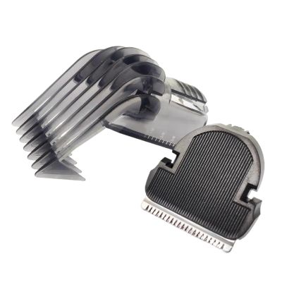 2pcs/set HAIR CLIPPER COMB Hair Trimmer Cutter, Compatible For Philips, QC5105 QC5115 QC5155 QC5120 QC5125 QC5130 QC5135 QC5105 Clipper Blades Replacement