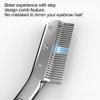 2Pcs Stainless Steel Eyebrow Scissors with Comb and Spoolie Brush, Precision Brow Trimming and Shaping Tool for Professional Grooming, Compact Makeup Kit Accessory view 4