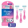 Schick Hydro Silk All-Over Smooth 3-Blade Disposable Razors for Women, 3 ct view 1