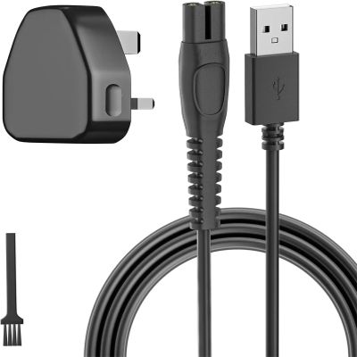 5V Charger, Compatible for Philips, One Blade QP2724/ QP2734/ QP2834/ QP4530/ QP1924/ S7887/ MG5910/ MG7910/X3001 Electric Trimmer and Shaver(US Plug 1pcs)