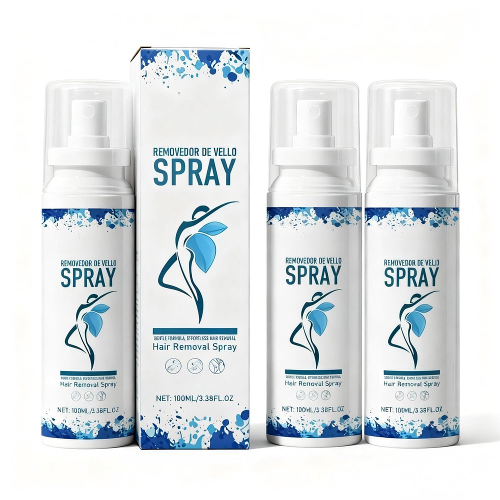 REAHSYTE Hair Removal Spray for Smooth Skin Fast Acting Gentle Formula with Argan Oil Aloe Vera Painless Depilatory for Legs Arms Chest Quick Easy At Home Treatment,3box