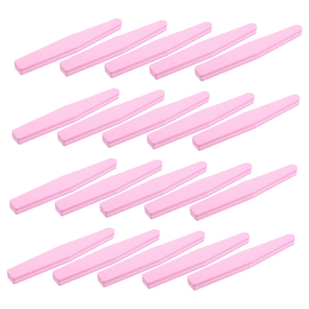 Mikinona 20Pcs Sponge Nail Buffers Professional Manicure Nail Files Lightweight and Portable for Safe Surface Sanding