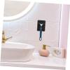 COOLHIYA 4pcs Wall-mounted Razor Storage Rack Plastic Shaving Tool Holder Bathroom Accessory Organizer Space-saving Small for Razor and Bathroom Supplies view 3