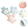 COOLHIYA 3pcs Dual-sided Deep Exfoliating Shower Mitt with Cute Bunny Design Bath Gloves for Skin Cleansing and Pore Unclogging Softening Rough Skin Suitable for Soap and Body Wash Use view 2