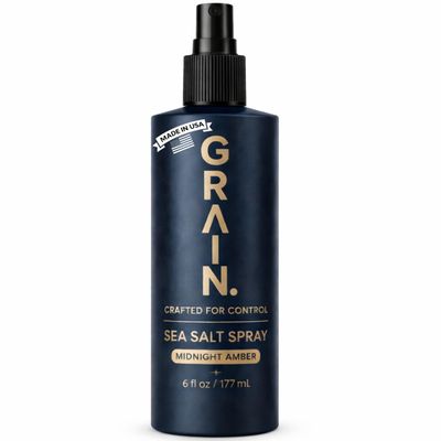 Grain Sea Salt Spray for Men | Texturizing and Volumizing Sea Salt Spray for Hair | Lightweight Volume Mist | Natural Texture | Flexible Hold | Unique Product Formula For all Hair Types | 6floz/177mL