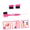 COOLHIYA Portable Replaceable Head Eyebrow Brush and Eyelash Comb for Women Dual-function Edge Brush and Brow Comb for Precise Shaping and Stray Hair Cleanup Compact Lightweight Makeup Tool view 4