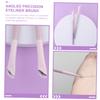 COOLHIYA 4pcs Angled Eyeliner Brush Eye Shadow and Brow Makeup Tools Soft Artificial Handle Practical for Precise Application and Easy Carry view 4