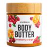 Cranberry Orange Body Butter with Raw Shea Butter and Jojoba Oil, Holiday Body Moisturizer for Dry Skin, Christmas Lotion, Limited Edition view 1