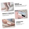 COOLHIYA 2PCS Foot Exfoliating Scrub Brush for Callus Removal Compact Pedicure Tool for Smooth Skin Easy to Hold Foot Cleaning Brush in Light and Dark Blue Practical for Home and Travel Use view 4
