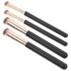 Beatifufu 4Pcs Concealer Makeup Brushes with Wooden Handles Angled Powder and Nose Contour Brush for Natural Blending Suitable for Foundation and Powder Cosmetics view 1