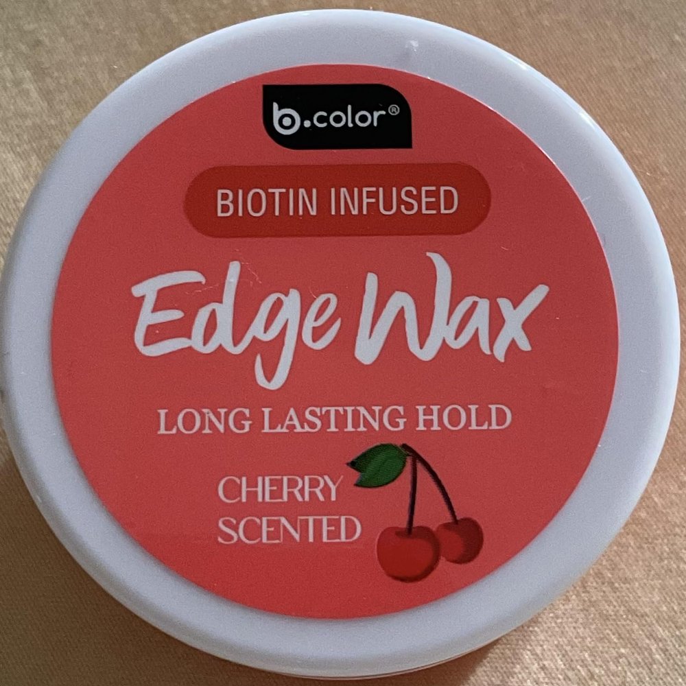 Biotin Infused Edge Wax, Cherry Scented, Long Lasting Hold, Flake-Free Formula, 1.4 oz