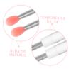 COOLHIYA 10pcs Silicone Lip Brush Set with Caps Mini Jelly Applicators for Lip Balm and Exfoliation Easy to Clean Reusable Tools for Natural Gradient Blending and Gentle Makeup view 3