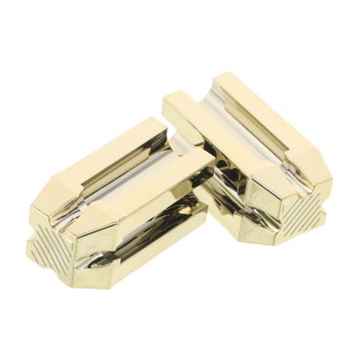 Gogogmee 2pcs Multi-Angle Eyebrow Pencil Sharpener Tool Precise Slot Design for Soft Hard Eyebrow Pencils Auxiliary Tip Refining Assistant Travel-Friendly Cosmetic Sharpener