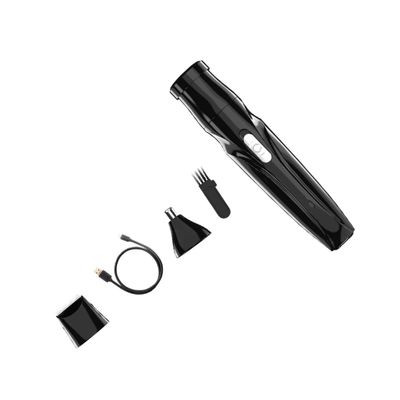 COOLHIYA Multifunctional Portable Nose Hair Trimmer Electric Body Hair Grooming Tool with Detachable Head for Face Neck Legs Abs Cleaner for Men and Women