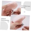 IWOWHERO Silicone Facial Cleansing Brush Soft Manual Face Scrubber for Deep Pore Exfoliation Comfortable Grip Lightweight Travel-Friendly Women S Skin Care Tool view 3