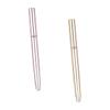 LIFKOME 2pcs Double-ended Lip Brushes with Cover for Precise Lipstick Application and Blending Portable Makeup Tools in Rose Gold and Pink for Professional and Home Use Gift for Women view 1