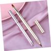 LIFKOME 2pcs Double-ended Lip Brushes with Cover for Precise Lipstick Application and Blending Portable Makeup Tools in Rose Gold and Pink for Professional and Home Use Gift for Women view 3