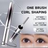 Metal Wand Mascara - Waterproof Thin Brush Mascara for Curling Lashes | Smudge-Proof Metal Applicator with Zero Clump Formula, Natural-Looking Eye Makeup for Long Lifted Lashes view 3