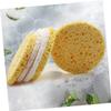 COOLHIYA 100pcs Rounded Makeup Powder Pads Thick Face Cleaning Cosmetic Applicators Lightweight Soft Makeup Sponges view 3