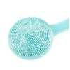 Beatifufu 4pcs Silicone Facial Scrubber with Long Handle for Deep Blackhead Removal Gentle Exfoliating Face Brush for Men and Women Portable Soft Bristle Manual Cleansing Tool for Daily Skin view 3