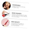 PLAFOPE USB Charging Electric Eyelash Curler with Two-Speed Smart Temperature Control Fast Heating Core Beauty Tool for Upper and Lower Lashes Portable Travel Eyelash Curler in Red view 2
