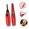 PLAFOPE USB Charging Electric Eyelash Curler with Two-Speed Smart Temperature Control Fast Heating Core Beauty Tool for Upper and Lower Lashes Portable Travel Eyelash Curler in Red view 3