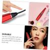 PLAFOPE USB Charging Electric Eyelash Curler with Two-Speed Smart Temperature Control Fast Heating Core Beauty Tool for Upper and Lower Lashes Portable Travel Eyelash Curler in Red view 4
