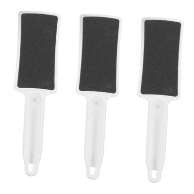 IWOWHERO 3pcs Double-Sided Foot Files Callus Removers Foot Pedicure Tools Lightweight Ergonomic Design for Wet and Dry Use Portable Dead Skin Remover