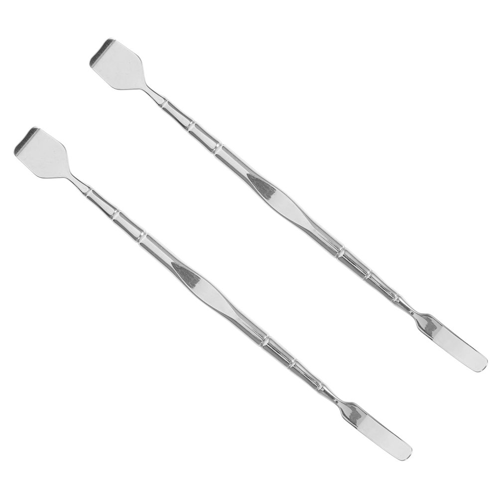 COOLHIYA 2pcs Stainless Steel Blackhead Scrapers Pore Extractors Lightweight Face Cleaning Tools for Safe and Blackhead Removal