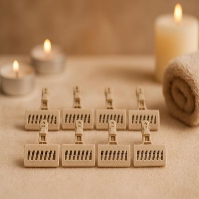 "Bamboo Reusable XOMO Razor Set for Men & Women  Includes 8 (Head Replacement)