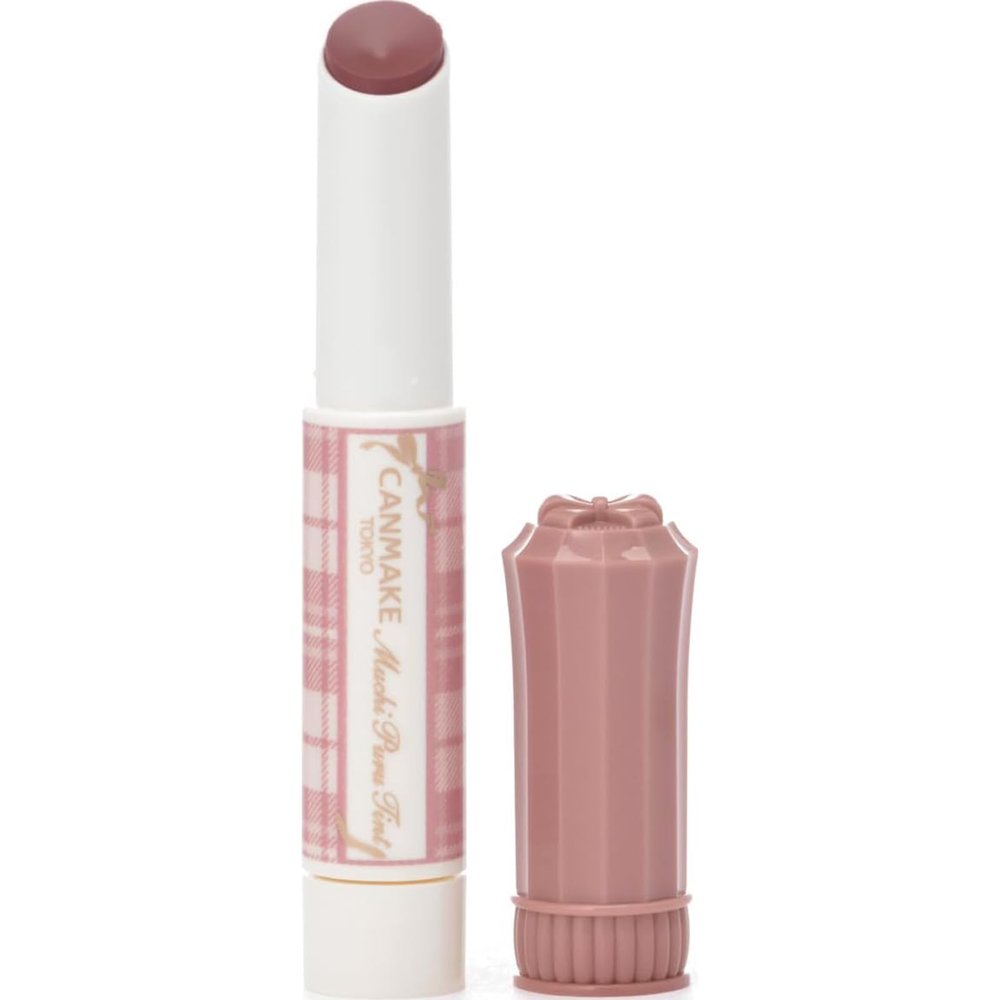 CANMAKE - Muchi Puru Tint - Moisturizing Plump Lip Glossy Tint - 0.12oz (3.4g) (40thx Strawberry Bonbon)