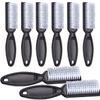 Handle Grip Nail Cleaning Brush, Hand Fingernail Cleaner Brush Manicure Tools Scrub Cleaning Brushes for Toes and Nails (8Pcs, Black) view 1