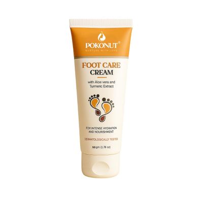 Nurture with love Foot Care Cream For Dry And Cracked Heels | Aloe Vera And Turmeric Extract (50 G) | Moisturizes And Repair Feet | Intense Hydration And Nourishment For Women, Men