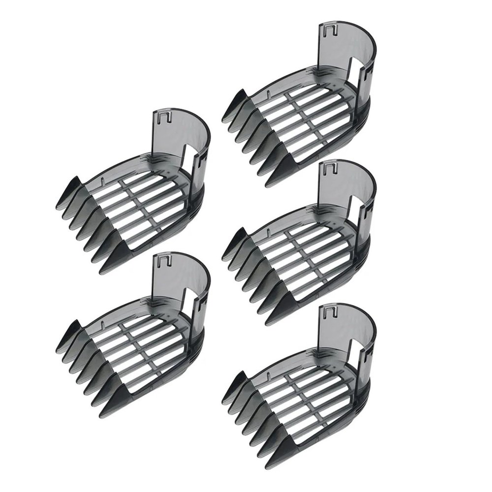 3/5 Pcs Hair Clipper Comb,Compatible For Philips,Qc5510 Qc5530 Qc5550 Qc5560 Qc5570 Qc5580 Hair Clipper Comb Small 3-15Mm Easy-Clean(5pcs)