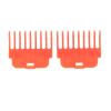 2/4Pcs Hair Clipper Guards Guide Combs Kit Trimmer Cutting Guides Styling Tools Attachment Compatible 1.5Mm 2Mm 3Mm 4Mm 6Mm 9Mm Easy-Clean(2Pcs Red) view 1