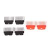 2/4Pcs Hair Clipper Guards Guide Combs Kit Trimmer Cutting Guides Styling Tools Attachment Compatible 1.5Mm 2Mm 3Mm 4Mm 6Mm 9Mm Easy-Clean(2Pcs Red) view 2