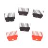 2/4Pcs Hair Clipper Guards Guide Combs Kit Trimmer Cutting Guides Styling Tools Attachment Compatible 1.5Mm 2Mm 3Mm 4Mm 6Mm 9Mm Easy-Clean(2Pcs Red) view 3