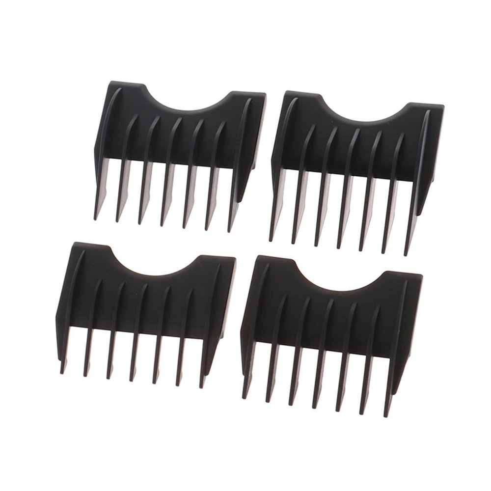 4Pcs/Set 3/6/9/12Mm Limit Comb Replacement Cutting Guide CombsCompatible For Moser 1400 Series G1202 Barber Hair Clipper Easy-Clean