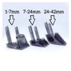 1-7Mm/7-24Mm/24-42Mm Hair Trimmer Clipper Comb Fit,Compatible For Philips,Compatible For Norelco, Beard Trimmer Shaver Hc9490 Hc9450 Hc9452 Hc7460 Hc7462 Easy-Clean(7-24mm) view 2