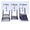 1-7Mm/7-24Mm/24-42Mm Hair Trimmer Clipper Comb Fit,Compatible For Philips,Compatible For Norelco, Beard Trimmer Shaver Hc9490 Hc9450 Hc9452 Hc7460 Hc7462 Easy-Clean(7-24mm) view 4