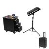 Titunjian Tattoo Travel Case on Wheels 3 Drawers Portable Tattoo Station with Adjustable Tattoo Armrest Tattoo Work Station Tattoo Trolley Case for Tattoo Artist (Metal Panel) view 1