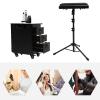 Titunjian Tattoo Travel Case on Wheels 3 Drawers Portable Tattoo Station with Adjustable Tattoo Armrest Tattoo Work Station Tattoo Trolley Case for Tattoo Artist (Metal Panel) view 4
